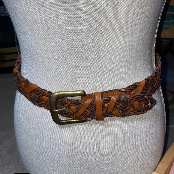 Talbots | Accessories | Talbots Brass Leather Braided Luxury  display picture 1